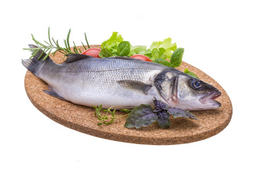 Raw seabass