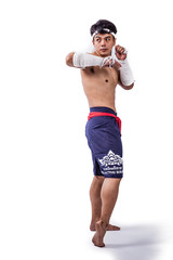 Fototapeta premium a thai boxer