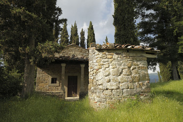 La cappella del Castello di Romena