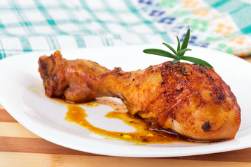 roasted chicken ham