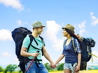 Couple on travel.