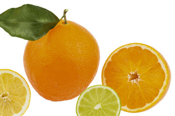 Spiegelung einer Orange