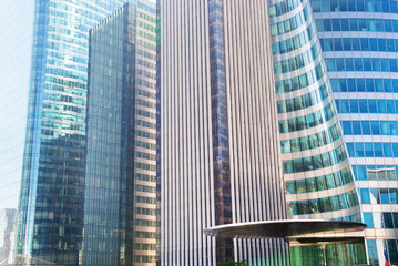 Obraz na płótnie Canvas Business skyscrapers modern architecture