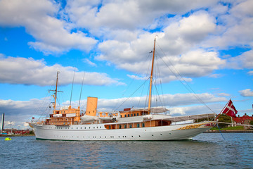 Naklejka premium Luxury yacht
