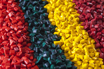 colorful plastic masterbatch polymer granules