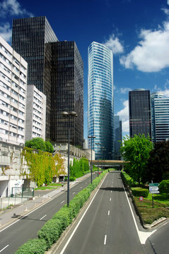 financial district of Paris