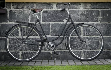 Crédence de cuisine en verre imprimé Vélo Vintage bicycle