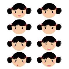 girl expresion icons