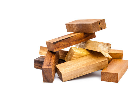 Wooden toy blocks