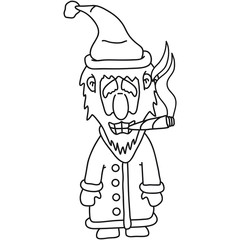 Santa Claus With Joint