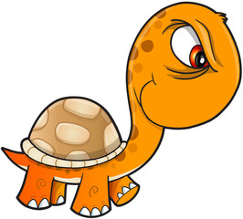 Mean Nasty Turtle Vector Art