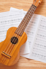 Fototapeta na wymiar ukulele