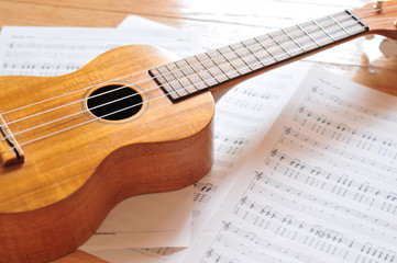 Fototapeta na wymiar ukulele