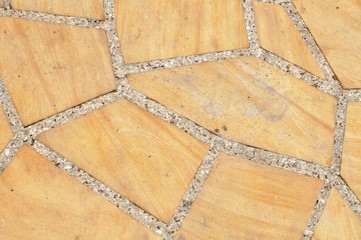 polygonale Steinplatten