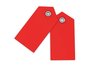 Price Tag. Blank price tag for Copy Space