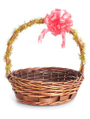 Fototapeta na wymiar basket isolated on white background