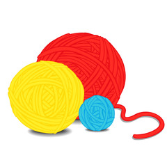 Balls of yarn