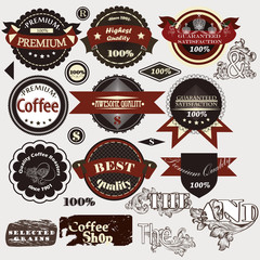 Collection of retro stickers premium and high quality