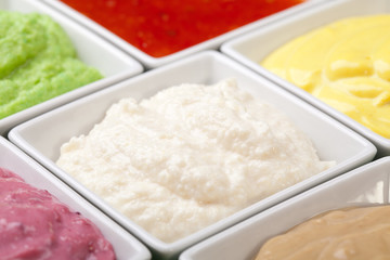 horseradish sauce - closeup
