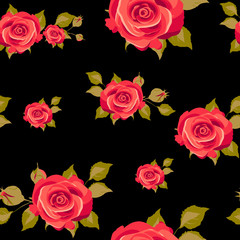 roses pattern