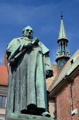 Obraz premium Monument of famous scientist Josef Dietl,Krakow