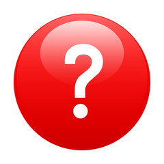 bouton internet question icon red
