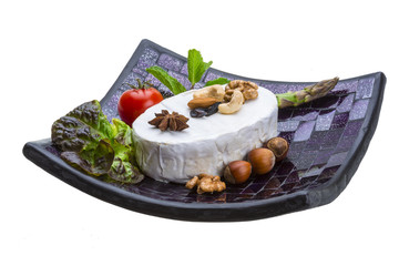 Fresh soft brie cheese