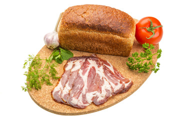 Bacon with vegetables