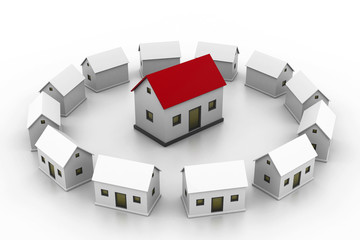 Housing market. Select your house