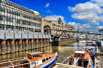 Naklejka premium Hamburger Hafen.