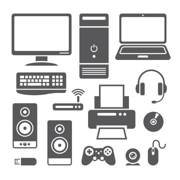 Computer devices icons