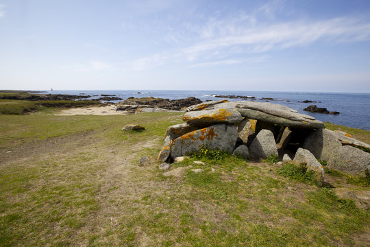 dolmen de la planche à puare,île d'Yeu