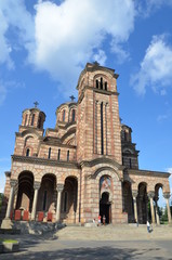 Fototapeta na wymiar Kościół święty znak w Serbii