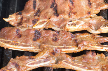 Grilled Korean ribs