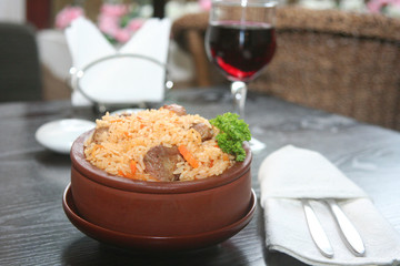 pilau with meat