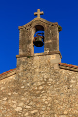 Old church Catholic shrine in San Vicente de la barquera Spain