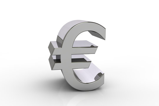 3D euro currency symbol