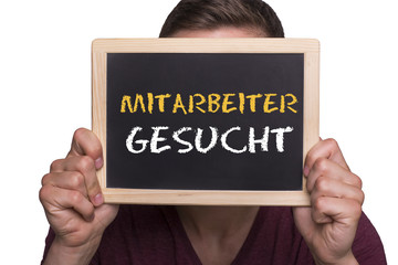 werbetafel mitarbeiter gesucht