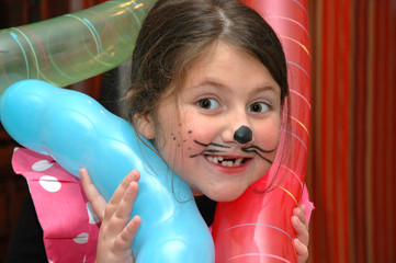 Niña disfrazada
