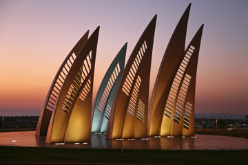 Monument Sails in Ashdod. Israel