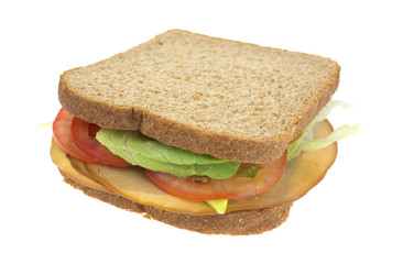 Tofu smoked turkey sandwich