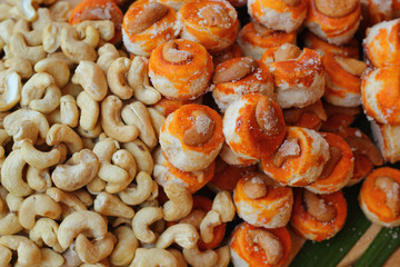 Thailand baked sweets - cashews