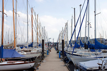 Bootsanleger in Kiel