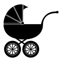 Fototapeta na wymiar Baby carriage