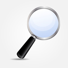 magnifying glass icon vector illustration