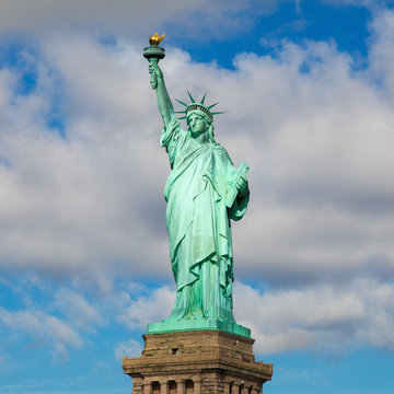 Statue of Liberty in New York City - square image