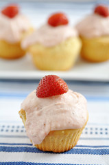 Erdbeer Cupcakes
