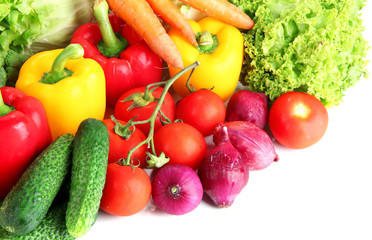 Fresh vegetables close up