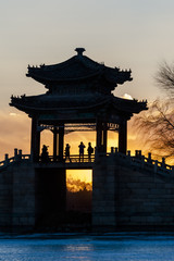 A pavilion bridge in Summer Palace