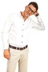 Handsome business man